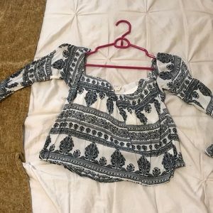 Off the shoulder top